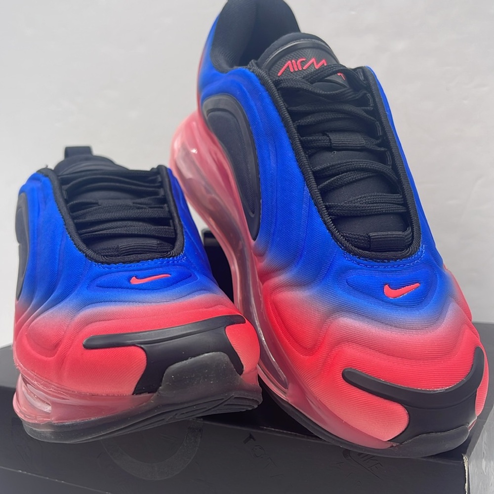 Nike WMNS NIKE AIR MAX 720
BLACK/RACER BLUE-FLASH CRIMSON
AQ3196 013 Sneakers - Picture 5 of 16
